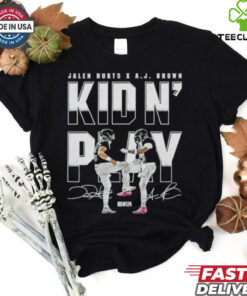 Jalen Hurts X AJ Brown Philadelphia Eagles Kid N’ Play Shirt