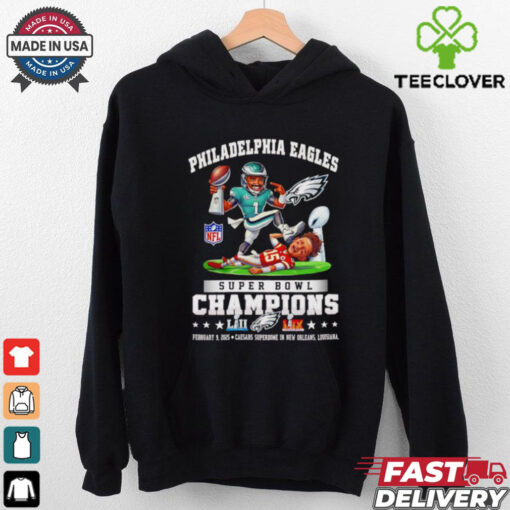 Jalen Hurts beat Mahomes Philadelphia Eagles Super Bowl Champions shirt