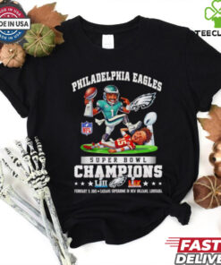Jalen Hurts beat Mahomes Philadelphia Eagles Super Bowl Champions shirt