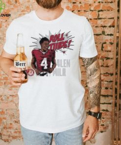 Jalen Milroe Alabama Crimson Tide football roll tide cartoon shirt