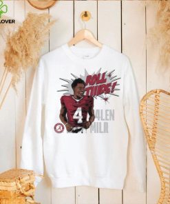 Jalen Milroe Alabama Crimson Tide football roll tide cartoon hoodie, sweater, longsleeve, shirt v-neck, t-shirt