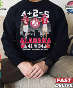 Jalen Milroe And Ryan Williams Alabama Crimson Tide 41 34 Georgia Bulldogs Shirt