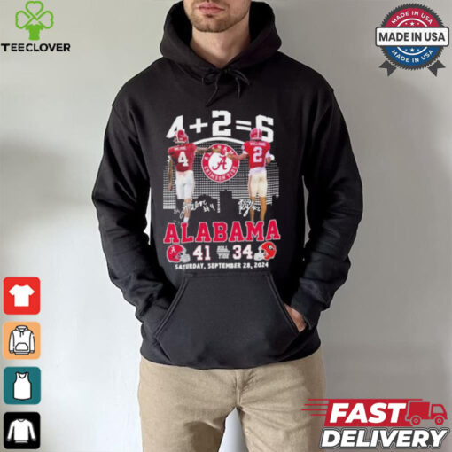 Jalen Milroe And Ryan Williams Alabama Crimson Tide 41 34 Georgia Bulldogs Shirt