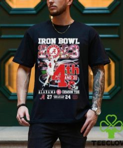 Jalen Milroe Iron Bowl 2023 4th And 31 Alabama Crimson Tide 27 24 Auburn Tigers T Shirt
