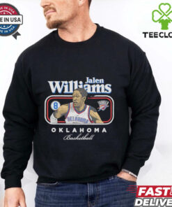Jalen Williams 8 Oklahoma City Thunder Basketball cover signature shirt