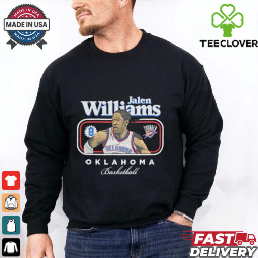 Jalen Williams 8 Oklahoma City Thunder Basketball cover signature shirt
