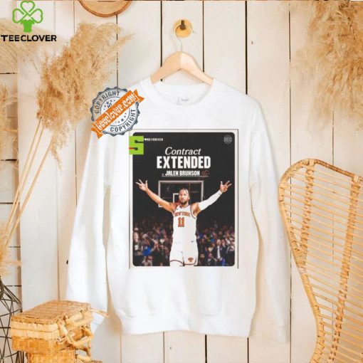 Jalen brunson new york knicks contract extended new york forever home decor poster hoodie, sweater, longsleeve, shirt v-neck, t-shirt