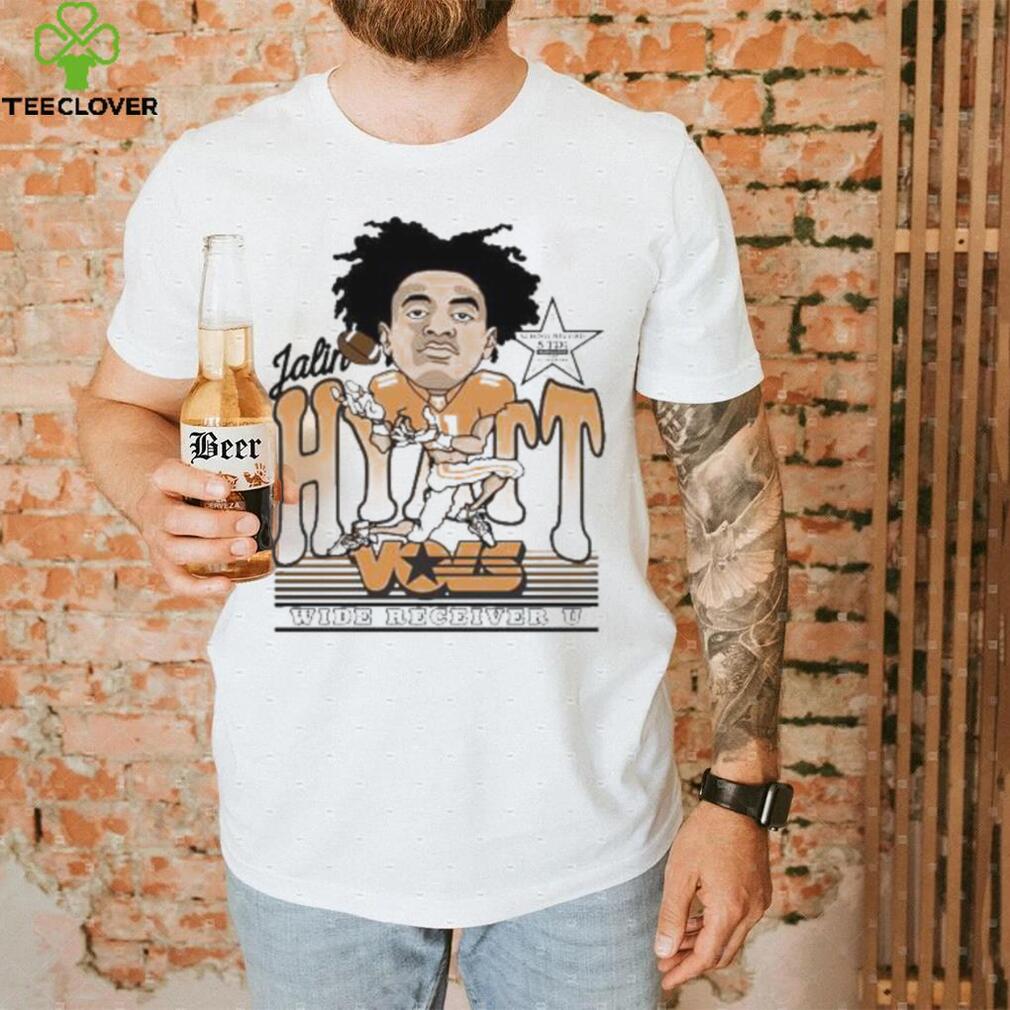 Jalin Hyatt Caricature Wide Vols Receiver U Sweatshirt School Record 5 Td’s Shirt Jalin Hyatt Caricature Wide Vols Receiver U Sweatshirt School Record 5 Td’s Shirt