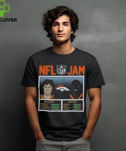 Jam Denver Broncos Elway And Davis T shirts