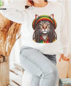 Jamaica Kitty Bob Marley Reggae kitty T shirt