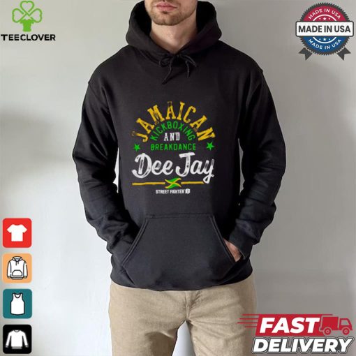 Jamaican kickboxing and breakdance Dee Jay Street Fighter shirt