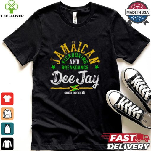 Jamaican kickboxing and breakdance Dee Jay Street Fighter shirt