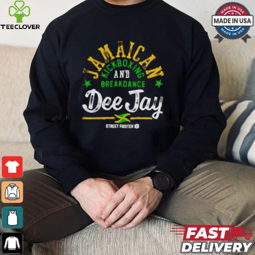 Jamaican kickboxing and breakdance Dee Jay Street Fighter shirt