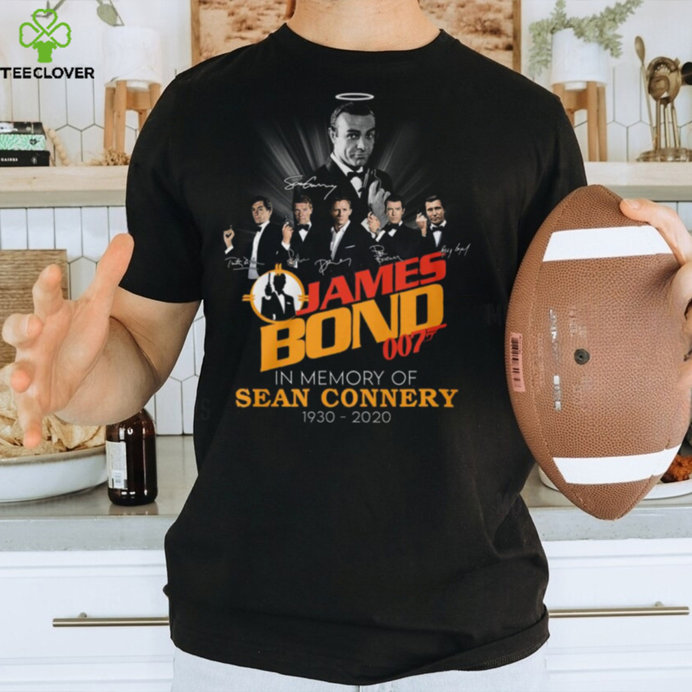 Jame Bond 007 In Memory Of Sean Connery 1930 – 2020 T Shirt Jame Bond 007 In Memory Of Sean Connery 1930 – 2020 T Shirt