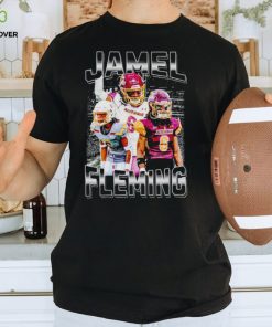 Jamell Fleming Alvernia Golden Wolves vintage shirt