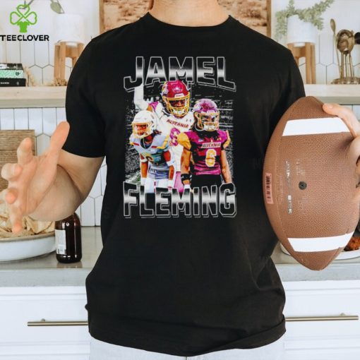 Jamell Fleming Alvernia Golden Wolves vintage shirt