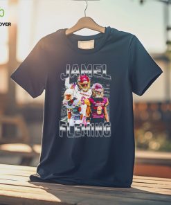 Jamell Fleming Alvernia Golden Wolves vintage shirt