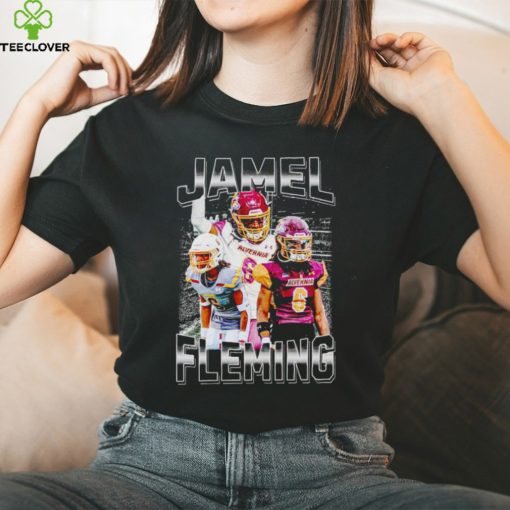 Jamell Fleming Alvernia Golden Wolves vintage shirt
