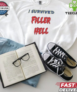 James B. Jones Wearing I Survived Filler Hell Shirt