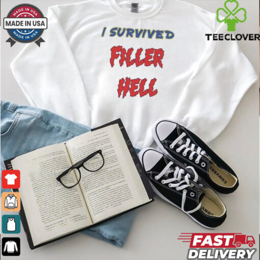 James B. Jones Wearing I Survived Filler Hell Shirt
