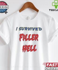 James B. Jones Wearing I Survived Filler Hell Shirt