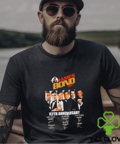 James Bond 007 62th anniversary 1962 2024 signatures shirt