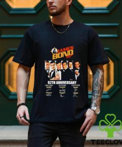 James Bond 007 62th anniversary 1962 2024 signatures shirt
