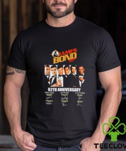 James Bond 007 62th anniversary 1962 2024 signatures shirt