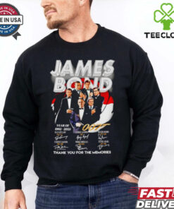 James Bond 1962 2025 thank you for the memories Best Selling shirt