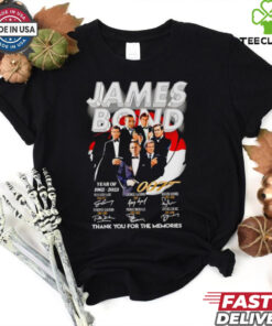 James Bond 1962 2025 thank you for the memories Best Selling shirt