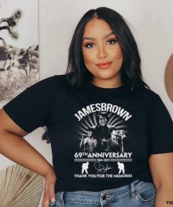 James Brown 69th Anniversary 1954 – 2023 Thank You For The Memories T Shirt