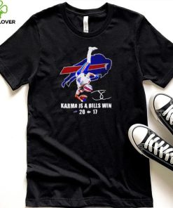 James Cook Buffalo Bills karma is a Bills win hoodie, sweater, longsleeve, shirt v-neck, t-shirt