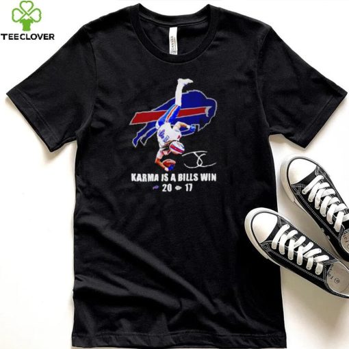 James Cook Buffalo Bills karma is a Bills win hoodie, sweater, longsleeve, shirt v-neck, t-shirt