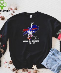 James Cook Buffalo Bills karma is a Bills win hoodie, sweater, longsleeve, shirt v-neck, t-shirt