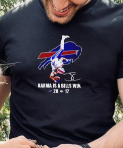 James Cook Buffalo Bills karma is a Bills win hoodie, sweater, longsleeve, shirt v-neck, t-shirt