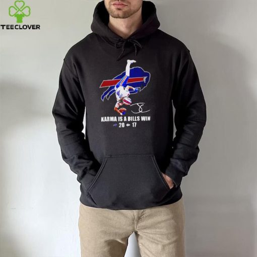 James Cook Buffalo Bills karma is a Bills win hoodie, sweater, longsleeve, shirt v-neck, t-shirt