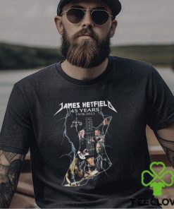 James Hetfield 45 Years 1978 – 2023 T Shirt