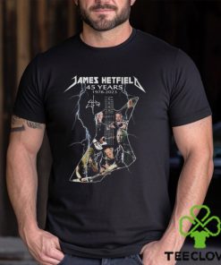 James Hetfield 45 Years 1978 – 2023 T Shirt