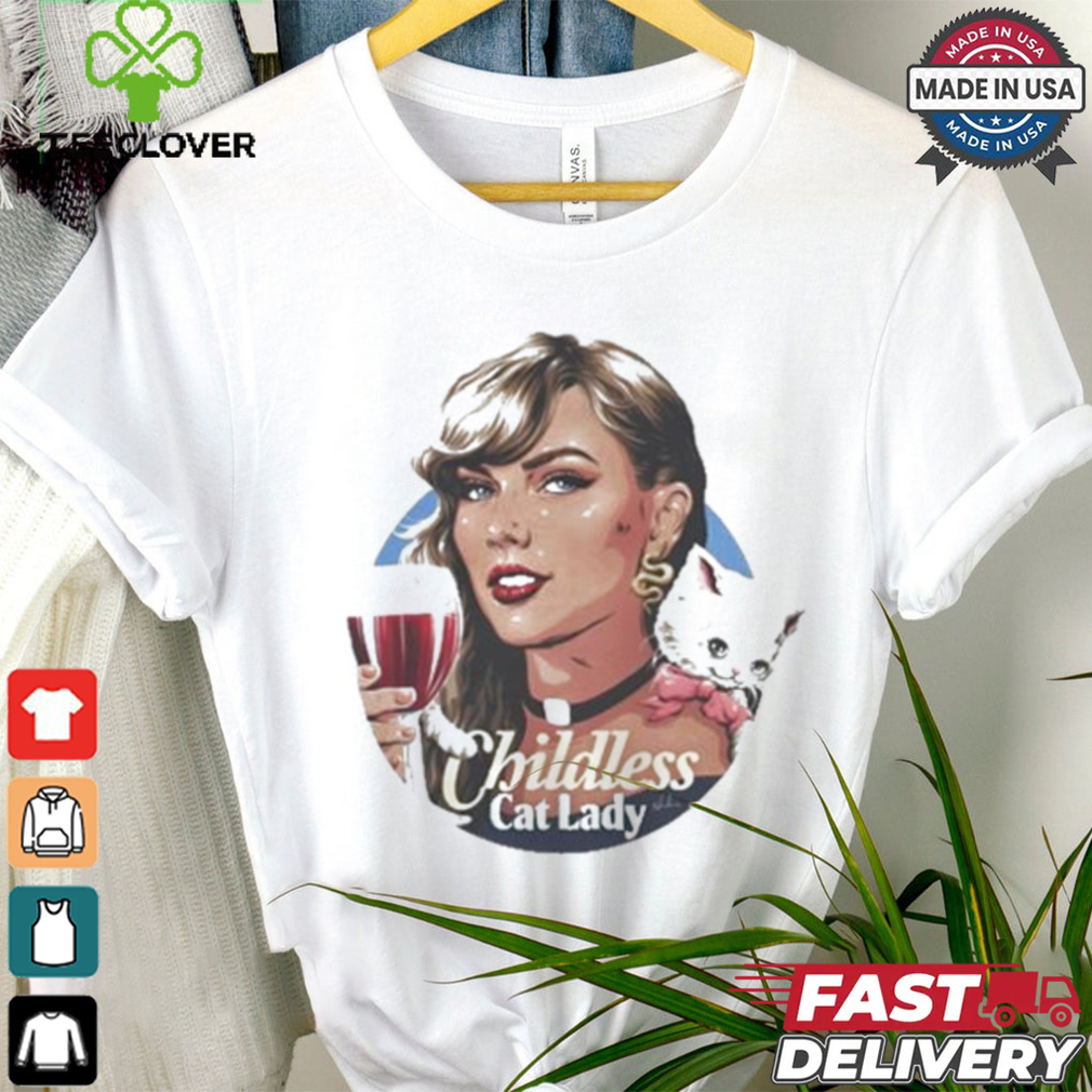 James Hillier The Childless Cat Lady T shirt James Hillier The Childless Cat Lady T shirt