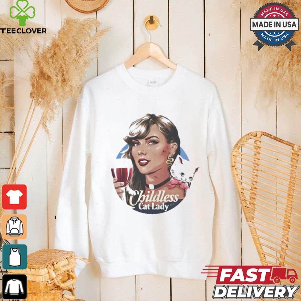 James Hillier The Childless Cat Lady T shirt James Hillier The Childless Cat Lady T shirt