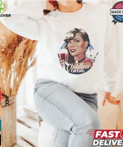 James Hillier The Childless Cat Lady T shirt