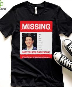 James Holzhauer Missing Have You Seen This Person If You Have Any Information Please Call Shirt