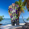 Kansas Jayhawks Black Floral Hawaiian Shirt