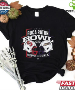 James Madison Dukes vs Western Kentucky Hilltoppers Football 2024 Head To Head Boca Raton Bowl Fau Stadium Helmet Unisex T Shirt