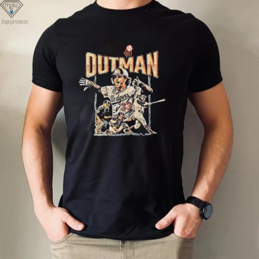 James Outman Rookie Blue Shirt