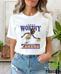 James Worthy Retro Basketball Lakers Team T shirt