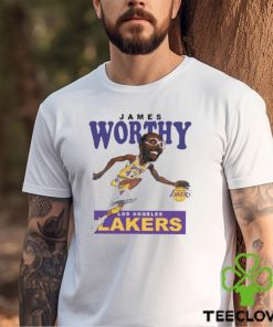 James Worthy Retro Basketball Lakers Team T shirt