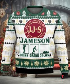 Jameson Drink Drank Drunk Ugly Christmas Sweater