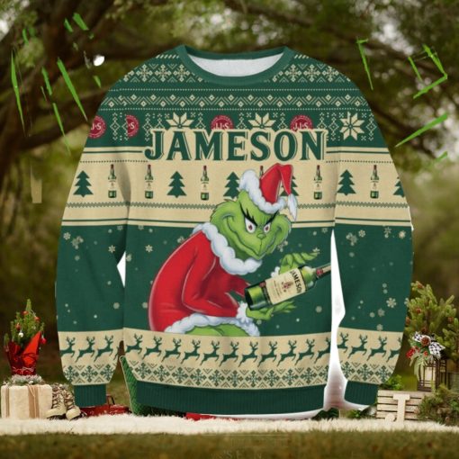 Jameson Grinch AOP Ugly Christmas Sweater Christmas Gift For Men And Women