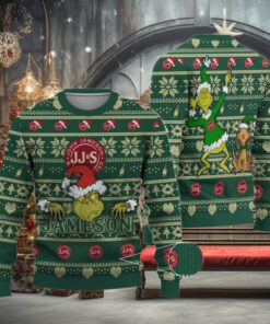 Jameson Grinch Ugly Sweater